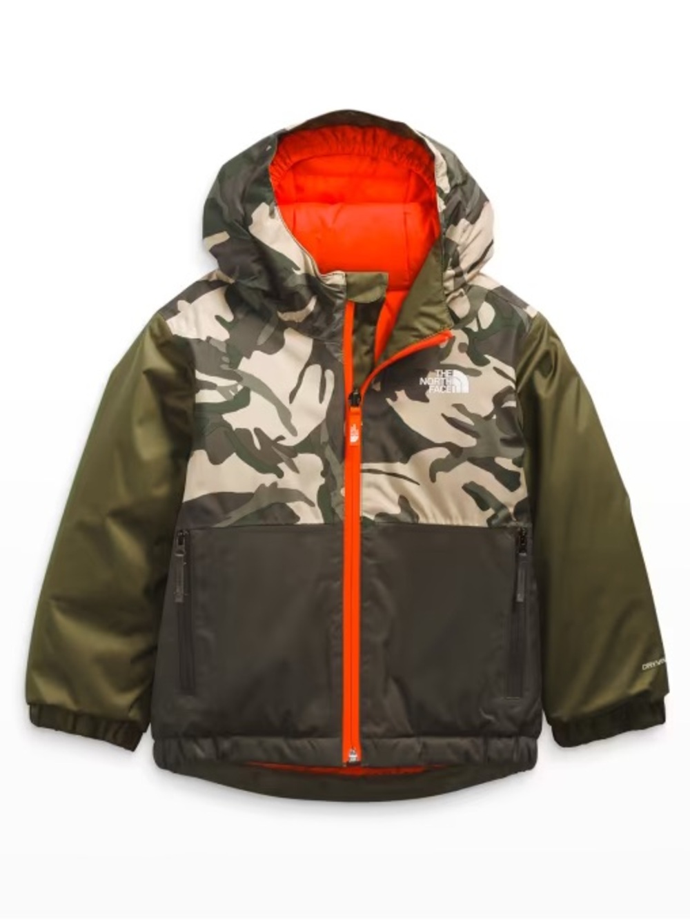 The North Face toddler snowquest insulated jacket camo